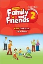 فلش کارت امریکن فمیلی اند فرندز  Flashcards American Family and Friends 2 Second Edition