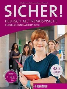 کتاب آلمانی زیشا SICHER B2.2 LEKTION 7-12 KURSBUCH UND ARBEITSBUCH