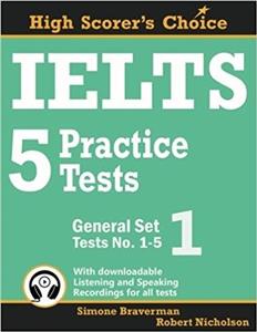 کتاب زبان آیلتس ۵ پرکتیس تستس جنرال IELTS 5 Practice Tests, General Set 1: Tests No. 1-5