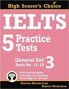 کتاب زبان  آیلتس ۵ پرکتیس تستس جنرال IELTS 5 Practice Tests, General Set 3: Tests No. 11-15