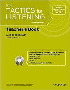 کتاب معلم تکتیکس فور لیسنینگ بیسیک Tactics for Listening Basic: Teacher's Book Third Edition