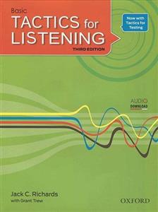 کتاب بیسیک تکتیس فور لیسنینگ Basic Tactics for Listening Third Edition