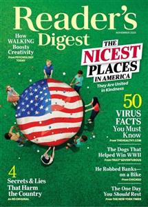 مجله ریدر دایجست Readers Digest The nicest places in America November 2020