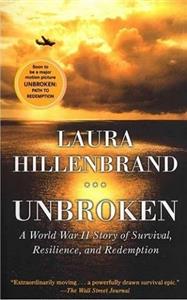کتاب رمان انگلیسی شکست ناپذیر  Unbroken - A World War II Story of Survival Resilience and Redemption