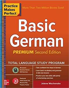 کتاب آلمانی پرکتیس میکس پرفکت بیسیک جرمن  Practice Makes Perfect Basic German