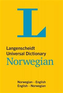 كتاب نروژی لانگنشایت یونیورسال دیکشنری  Norwegian Langenscheidt Universal Dictionary