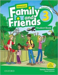 کتاب امریکن فمیلی اند فرندز American Family and Friends 3 2nd سایز کوچک