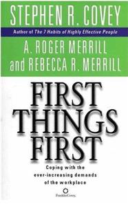 کتاب رمان انگلیسی اولویت دادن به اولویت‌ها First Things First
