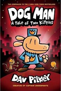 کتاب داستان انگلیسی پلیس قهرمان داستان دو بچه گربه A Tale of Two Kitties Dog Man 3