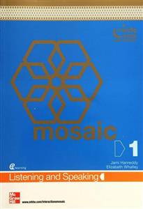 کتاب زبان موزاییک لیسنینگ اسپیکینگ یک گولد ادیشن Mosaic 1 Listening and Speaking gold edition