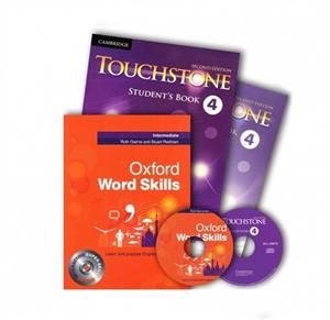 پک کتاب های تاچ استون 4 و ورد اسکیلز Touchstone 4 Oxford Word Skills Intermediate