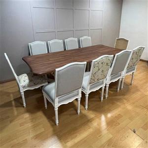 میز و صندلی نهارخوری چوبی windsor set