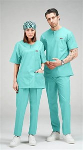 ست اسکراب یقه گرد سبز بنتون