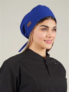 کلاه جراحی آبی کاربنی مدل ساده
