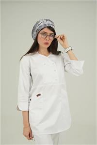 اسکراب تک آستین سه ربع سفید