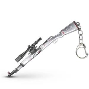 Metal Gun Keychain - Code 121