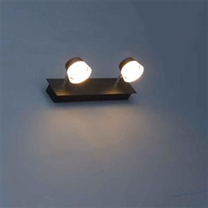چراغ دیواری مدرن c-101 دو شعله مشکی