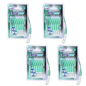 نخ دندان کانفیدنت مدل خلال بین دندانی Easy Super Pic-Crooked  36 عددی