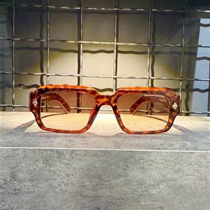 عینک برند CHROME HEARTS فریم مشکی / شیشه دودی روشن کد CH8232