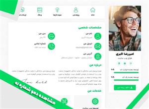 طراحی سایت نمونه کار