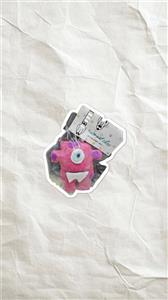 اسباب بازی نمدی بند دار هیولا تک چشم صورتی