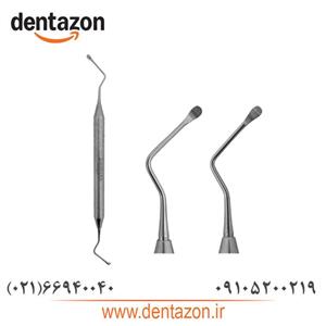 مواد و تجهیزات دندانپزشکی کورت قاشقی هالو کاریزما ( 3 سایز ) 