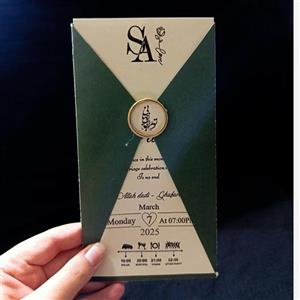 کارت عروسی خاص پک 10 عددی کد 443