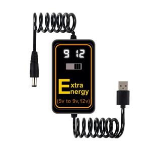 مبدل usb به ولتاژ 9 ولت و 12 ولت DC