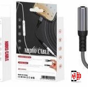مبدل USB-C به جک 3.5 میلیمتر مدل GJ009