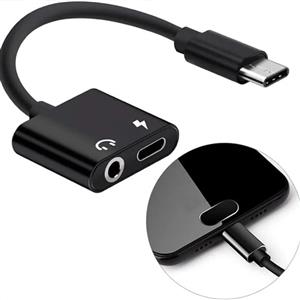 مبدل USB-C به USB-C و AUX مدل YZ-5 