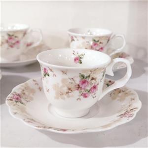 ست فنجان قهوه خوری 6 نفره سولکاسا گلدارsolecasa