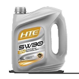روغن موتور خودرو اچ تی سی نیمه سنتتیک SN- 5W30 حجم 5 لیتر