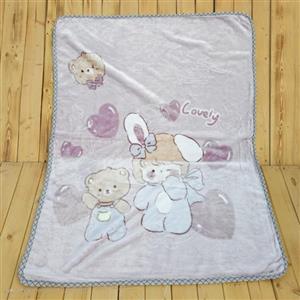 پتو گلبافت دو لایه سایز بزرگ نوجوان پس کرایه ابعاد 130  در 100