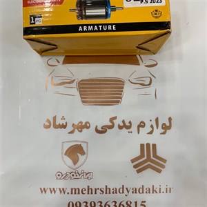 آرمیچر استارت 405 206 پارس سمند جدید 4 ذغاله عظام