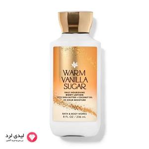 لوسیون بدن بث اند بادی مدل Warm Vanilla Sugar
