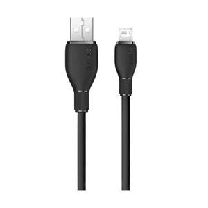 کابل شارژ USB to iP باسئوس مدل Pudding Series با طول 1.2 متر 2.4 آمپر 