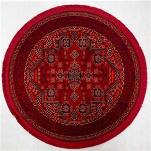 فرش ماشینی 700 شانه فرش بزرگمهر زمینه قرمز لاکی حاشیه لاکی مدل بلوچی کد 78163