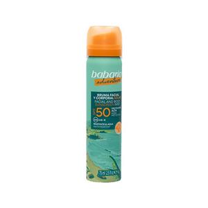 اسپری ضد آفتاب صورت باباریا SPF50 نسخه Limited Edition حجم 75 میل