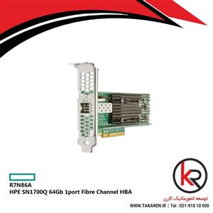 R7N86A کارت فیبر نوری اچ پی مدل  | HPE SN1700Q 64Gb 1‑port Fibre Channel Host Bus Adapter