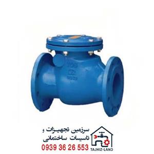 شیر یکطرفه فنردار چدنی PN16 سایز 3 اینچ وگ ایران بی همتا