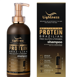شامپو احیاء کننده و صاف کننده لایتنس Lightness مدل Protein Brazilian حجم 800 میل | اصلی | زنانه شاپ