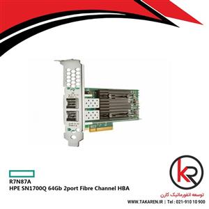 R7N87A کارت فیبر نوری اچ پی مدل  | HPE SN1700Q 64Gb 2‑port Fibre Channel Host Bus Adapter