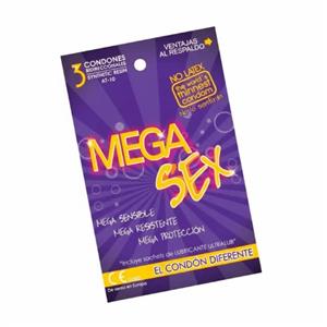 کاندوم بسیار نازک ضد حساسیت مگا سکس MEGA SEX