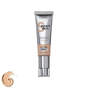 کرم پودر مایع لامل مدل Smart Skin شماره 401 حجم 35 میلی‌لیتر