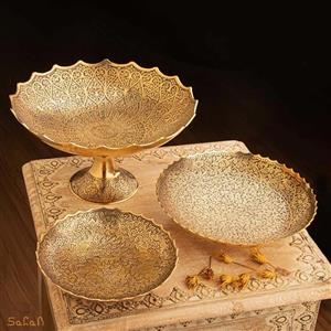 ست پذیرایی برنجی آنتیک کد 443