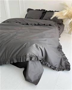 روتختی چین دار ساده مدل کاوری (جنس نخ پنبه براش) - رنگ یاسی