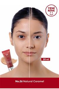 کرم پودر چند منظوره میشا  پرفکت کاور مدل Perfect Cover BB Cream SPF42 PA شماره ۲۶ (۲۰ میلی لیتر)