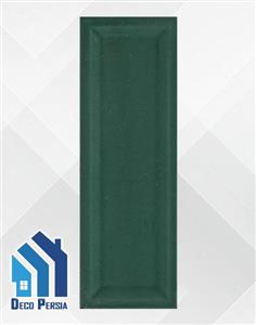 کاشی خاک‌سفید فخار 30x10 کالکشن ماترا سبز تیره براق
