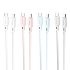 کابل تبدیل USB-C بروفون مدل BX94 60W طول 1 متر