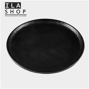 بشقاب ملامین 35 سانتی مشکی